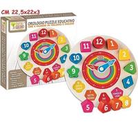 Puzzle - Teorema: Fatto Di Legno - Orologio Puzzle Educativo - Box