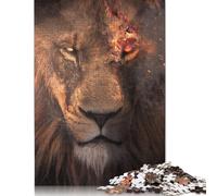 Puzzle Terminator Lion Premium 100% carta riciclata, rettangolare, per donne e uomini, 1000 pezzi (75x50 cm)