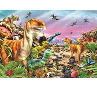 Puzzle Clementoni Terra Dei Dinosauri 104 Pezzi