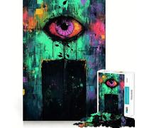 Puzzle "The All-Seeing Gateway" da 1000 pezzi per adolescenti, rompicapo, attività per la casa, taglio premium, articolo da regalo di Babbo Natale 38x52cm