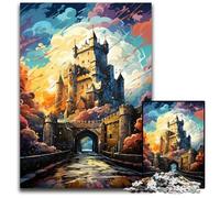 Puzzle "The Colorful Psychedelia of Bunratty Castle" da 1000 pezzi per adulti perfetti come decorazioni artistiche fai da te o come regalo di compleanno 1000 pezzi (75x50 cm).