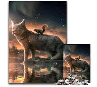 Puzzle "The Evil Squirrel" da 1000 pezzi per adulti, puzzle impossibili per adulti, per decorazioni per la casa, allenamento del cervello e regali per le feste, 26X38CM/10,23x14,96 pollici.