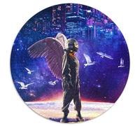 Puzzle The Flying One per adulti, 1000 pezzi, gioco rompicapo rotondo, gioco interattivo per famiglie, adatto dai 14 anni in su, 67,5x67,5 cm.