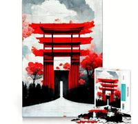Puzzle The Gate da 1000 pezzi per adolescenti migliora la memoria, rilassante e divertente, con bordi netti, 38x26cm