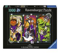 Ravensburger - Puzzle 1000 Pezzi: The Nightmare Before Christmas, Puzzle Adulti E Famiglie, Puzzle 1000 Pezzi 70 x 50 cm, Regalo Adulti