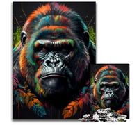 Puzzle "The Old Gorilla" da 1000 pezzi, puzzle impossibili per adulti, gioco interattivo per famiglie, regalo per sfida mentale, 26X38CM/10,23x14,96 pollici.