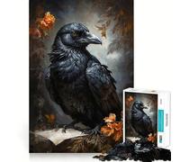 Puzzle "The Raven Scholar" da 1000 pezzi per adulti, gioco intelligente per interni, taglio preciso, regalo perfetto 50x75cm