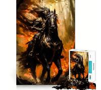 Puzzle "The Shadow Rider" da 1000 pezzi per adulti, gioco di logica e abilità, calma e relax, taglio preciso, regalo perfetto 50x75cm