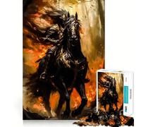 Puzzle "The Shadow Rider" da 1000 pezzi per adulti, gioco di logica e relax, taglio preciso, regalo prezioso 38x52cm