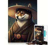 Puzzle "The Shiba Inu Way" per ragazzi, 1000 pezzi, gioco di logica, passatempo per la casa, taglio preciso, regalo per le festività 38x26cm