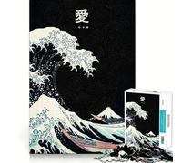 Puzzle "The Wave Japan" per adulti, 1000 pezzi Un gioco intelligente per la casa, con tagli precisi e decorazioni murali 38x26cm