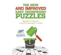 Puzzle Therapis The New and Improved Easy Crossword Puzzles Beginner (Tascabile)