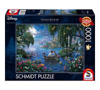 Puzzle Thomas Kinkade: Disney Ariel ed Eric in Barca - 1000 pz - Schmidt 57370