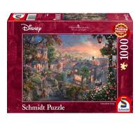 Puzzle Thomas Kinkade: Disney Lilli e il Vagabondo - 1000 pz - Schmidt 59490