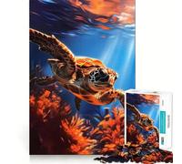 Puzzle Tides of Tranquility per adolescenti, 1000 pezzi, gioco stimolante e rilassante, taglio preciso, 38x26cm
