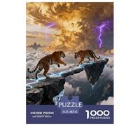 Puzzle Tiger 1000 Pezzi Per Adulti E Ragazzi, Puzzle Con Cloud Stone Peak, Gioco Divertente E Istruttivo, Regalo Per Bambini E Adulti 52x38cm/1000pcs