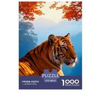 Puzzle Tiger 1000 Pezzi Per Adulti E Ragazzi, Puzzle Con Valley Woods, Difficile Sfida, Regalo Per Adulti E Ragazzi 52x38cm/1000pcs