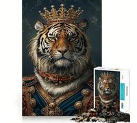 Puzzle Tiger King per ragazzi, 1000 pezzi, gioco di logica, divertimento rilassante, taglio perfetto, calda sorpresa 50x75cm