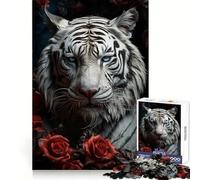 Puzzle Tigre Bianca per Ragazzi 1000 Pezzi Chiaro Richiamo Attività Tempo Libero Taglio Perfetto Il Miglior Regalo (38x26cm)