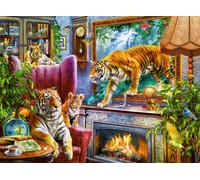 Puzzle Tigri che Prendono Vita 3000 Pezzi