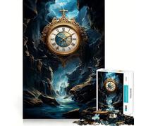 Puzzle Time Fantasy da 1000 pezzi per adulti, gioco intelligente per interni, taglio liscio, Babbo Natale, scegli il tuo desiderio 50x75cm