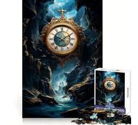 Puzzle Time Fantasy da 1000 pezzi per adulti, gioco intelligente per interni, taglio liscio, Babbo Natale, scegli il tuo desiderio 50x75cm