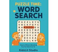 Puzzle time: word search: Hours of Brain-Boosting Fun for Kids