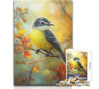 Puzzle Tiranno giallo su ramo 1000 pezzi per adolescenti, gioco divertente per lo sviluppo cognitivo, regalo speciale per una celebrazione premurosa, dimensioni 38x52cm