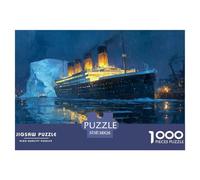 Puzzle Titanic, Vintage Ship, 1000 Elementi 38x26cm/1000pcs, Collezione D'arte, Qualità Premium, Per Adulti E Bambini Da 12 Anni | Intrattenimento Creativo