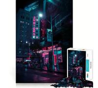 Puzzle Tokyo Giappone da 1000 pezzi per adolescenti, gioco per allenare la mente, rilassante e divertente, da assemblare, regalo perfetto 38x52cm