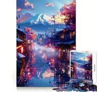 Puzzle Tokyo Serenity da 1000 pezzi per adolescenti, gioco stimolante per la mente, semplice e divertente, con incastri precisi, ideale per creare desideri di Babbo Natale 38x26cm