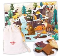 Puzzle Tooky Toy Alpi - Animali e paesaggi