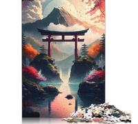Puzzle Torii con paesaggio mozzafiato per adulti, 520 pezzi, puzzle difficili da risolvere, per ragazzi e ragazze, 520 pezzi (52x38 cm)