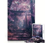 Puzzle Torii Gate giapponese Sakura da 1000 pezzi per adolescenti, stimola la memoria, allevia lo stress, taglio di alta qualità, regalo prezioso 38x26cm