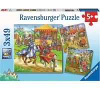 Puzzle Torneo Cavalleresco Ravensburger 3x49 pezzi