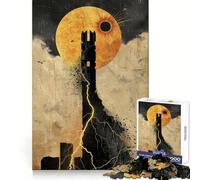 Puzzle "Torre delle Ombre" da 1000 pezzi per ragazzi, per sviluppare la destrezza mentale, divertimento tranquillo, taglio di alta qualità, regalo per le vacanze (38x52cm)