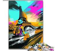 Puzzle Torre Eiffel 1000 pezzi per adolescenti, gioco per famiglie antistress, sfida difficile, regalo per amici e parenti (50x75cm)