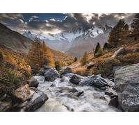 Puzzle Torrente di montagna in Svizzera 1000 pezzi