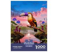 Puzzle Toucan 1000 Pezzi Per Adulti, Allena La Concentrazione E La Pazienza Rompicapo Con Wetland, Regalo Compleanno 52x38cm/1000pcs