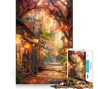 Puzzle "Tra gli alberi" da 1000 pezzi esercizio mentale divertente,pezzi che si incastrano perfettamente,un modo coinvolgente per trascorrere il tempo libero (38x52cm)