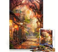 Puzzle "Tra gli alberi" per ragazzi, 1000 pezzi, esercizio mentale, leggero passatempo, taglio preciso, regalo di Natale (38x26cm)