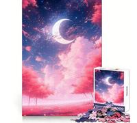 Puzzle "Tra gli alberi rosa" da 1000 pezzi per adolescenti, ideale per allenare la concentrazione, per un divertimento senza fine e per un regalo perfetto (38x52cm)