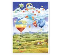 Puzzle TRA LE NUVOLE by Goccioline. puzzle con mongolfiere. 1080 pezzi 48.5 x 68.5 cm circa. puzzle