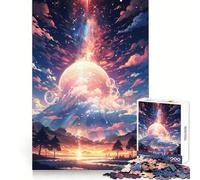 Puzzle Tramonto dell'Universo per ragazzi, 1000 pezzi, gioco stimolante e rilassante, taglio preciso, 50x75cm