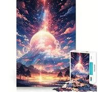Puzzle Tramonto dell'Universo per ragazzi, 1000 pezzi, gioco stimolante e rilassante, taglio preciso, 50x75cm