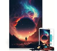 Puzzle "Tramonto Fantastico" per Ragazzi, 1000 Pezzi, Gioco di Logica, Divertimento in Casa, Bordo Preciso, Pezzo da Collezione Artistico 38x26cm