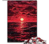Puzzle Tramonto sul mare per adolescenti, antistress, per ammazzare il tempo in casa, per rafforzare l'amore tra coppie (50x75cm)