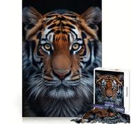 Puzzle "Tre Tigri" da 1000 pezzi per adulti, gioco stimolante per la mente, per momenti di relax, opera d'arte da collezione 50x75cm