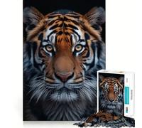 Puzzle "Tre Tigri" da 1000 pezzi per adulti, gioco stimolante per la mente, per momenti di relax, opera d'arte da collezione 50x75cm