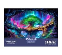 Puzzle Tree of Life A 1000 Pezzi, Puzzle Vibrant Interstellar Structure Adulti Gioco Diabilità Impossibile Puzzle Arte Giochi Rilassamento E Intelligenza Regalo Per Amore E Amico 70x50cm/1000pcs